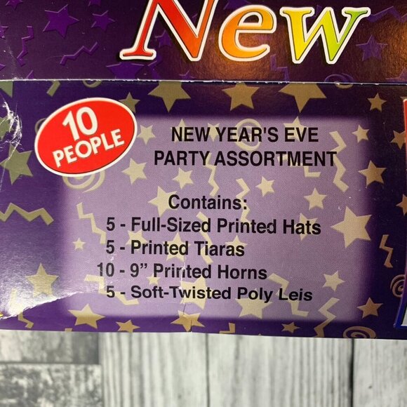 Vintage New in Box New Yorker New Years Eve Party Kit - Picture 3 of 7